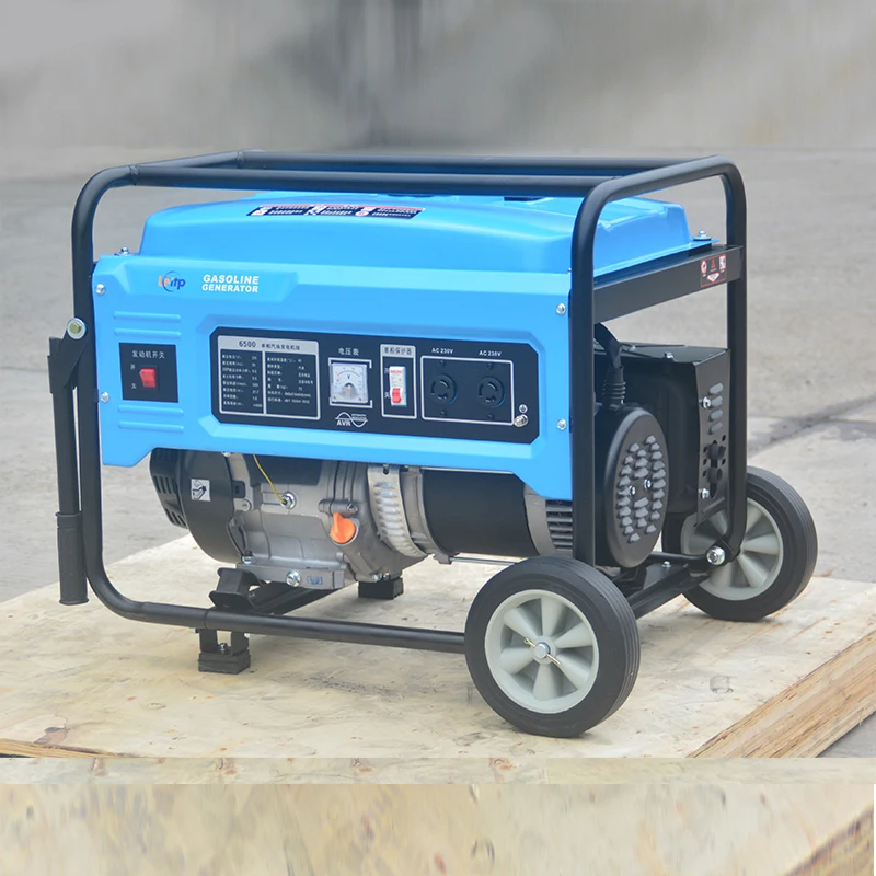 LEITENG 5.5KW Single-Phase Gasoline Generator 420cc Displacement 50Hz/60Hz Frequency 2KW Rated Power 380V Rated Voltage Recoil details