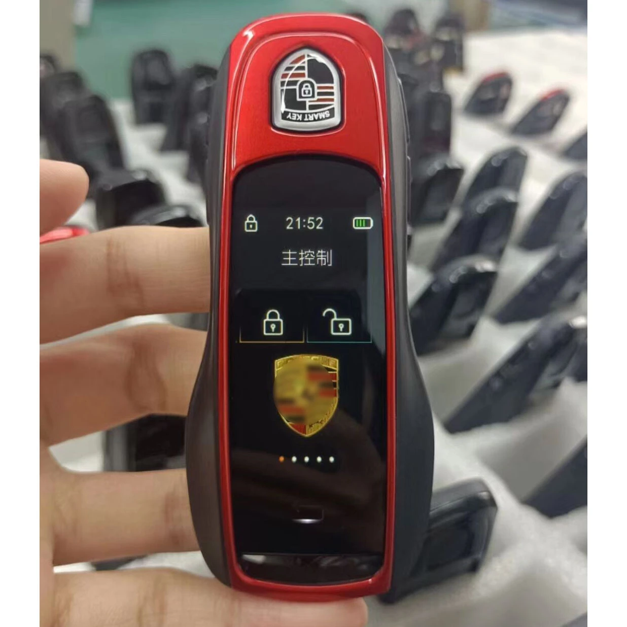 New Design Smart Remote Car Key with LCD Screen Suitable for Porsche  Cars With One-Key Start Function Modified