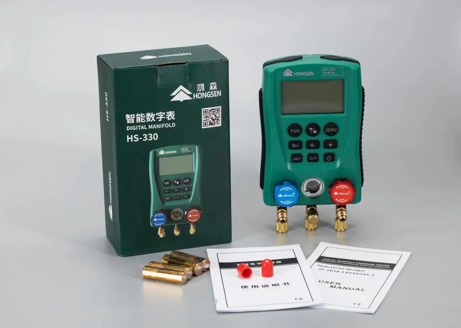 Hongsen Refrigeration Digital Manifold Gauge Hs330 89 Kinds Of