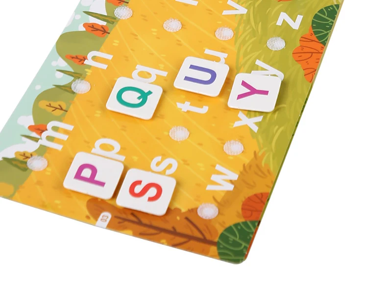 Toddler Quiet Book Early Learning Activities Puzzle Paste Matching Game Toy Kids Educational Magic Tape Wooden Busy Books Toys