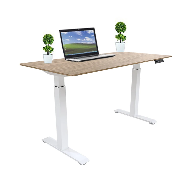 2B2 NATE Certificated Electric Adjustable Height Standing Table Stand Up Workstation Lifting Mechanism Desk Frame