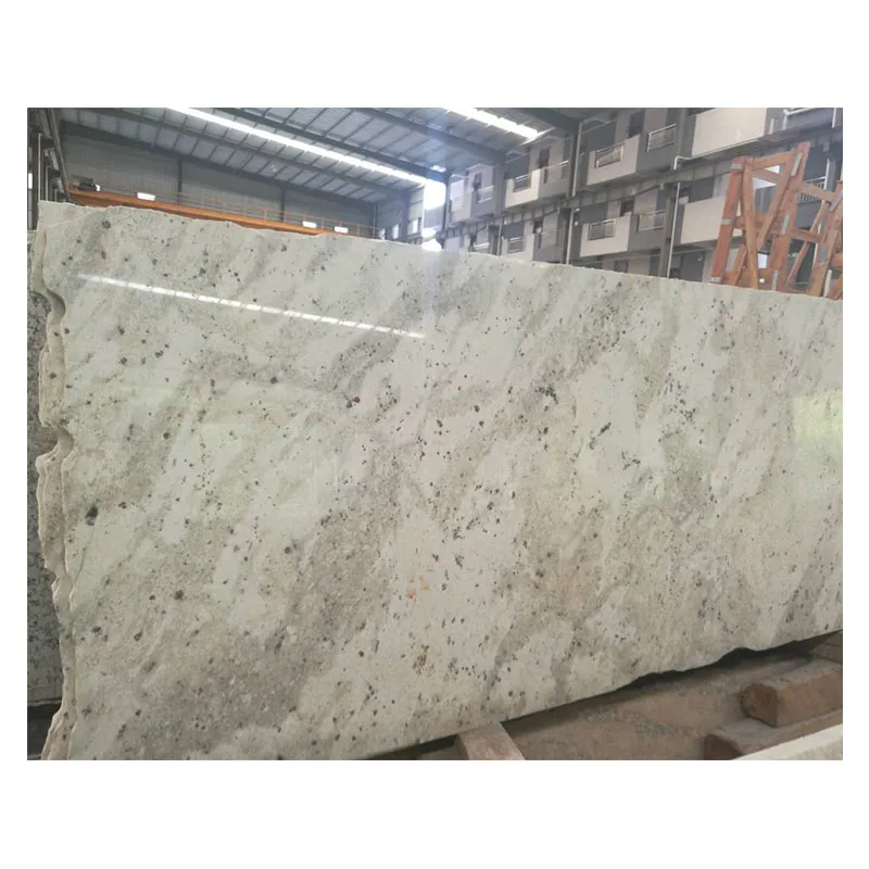 New Chinese Design Kashmir White Granite Tiles Honed Surface Finish Indoor Decoration Kitchen Countertop Using