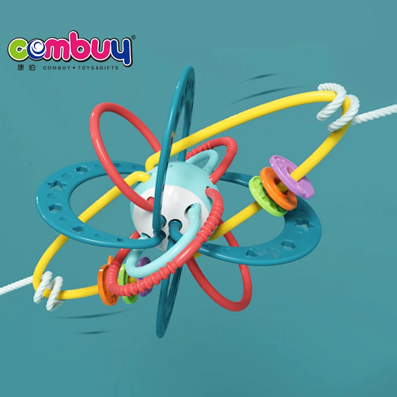 Игрушка-погремушка для новорожденных, силиконовый шар