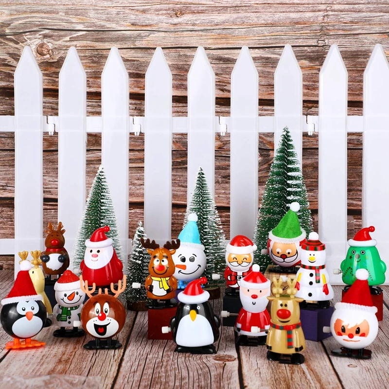 
 Лидер продаж 2021, оптовая продажа, игрушки-непоседы Санта-Клауса, рождественские маленькие подарки, заводные игрушки, детские подарки, заводная игрушка для детей  