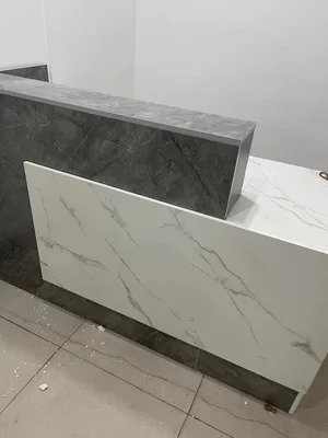 Wooden Modern Reception Desk Custom Reception Desk Counter Table for Restaurant