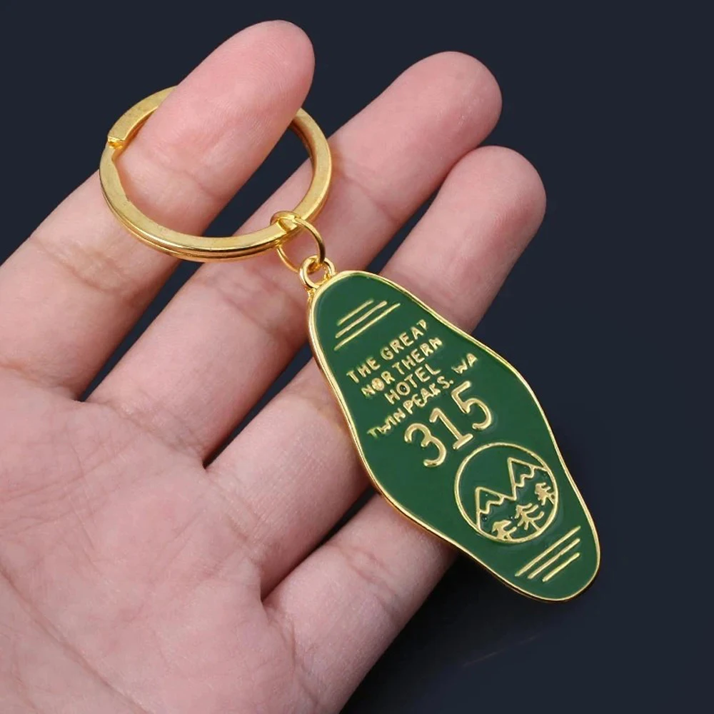 Custom Metal Enamel Motel Keychains High Quality
