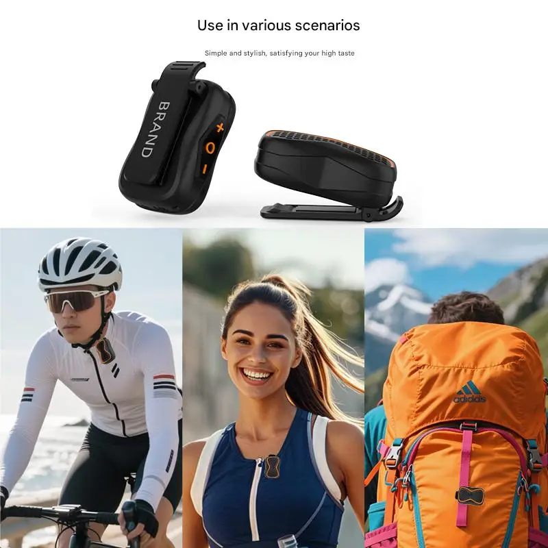 Rambotech Portable Outdoor Waterproof Sports Clip Wireless Bluetooth Magnetic Wearable Speaker Supports Card Insertion P8
