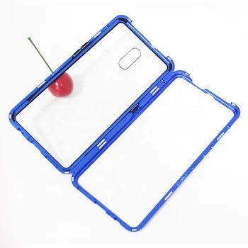 Kpop Novelty Magnetic Adsorption Tempered Glass Android Phone Case for Samsung Galaxy S20 Note 10 Pro W20 5G S10 Lite A71 A01 J8