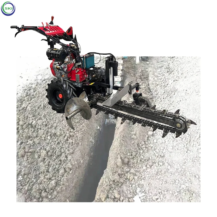 Сельскохозяйственная техника для ирригации, мини-траншеекопатель, копающий траншеекопатель для продажи, траншеекопатель