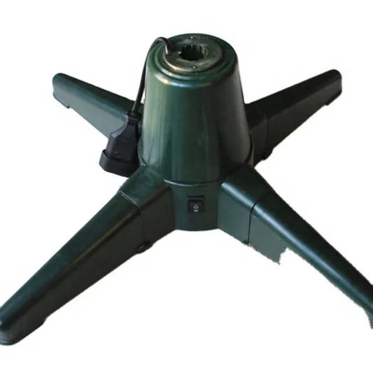 Christmas Tree Accessory Stand Plastic Tree Stand Electric Rotated