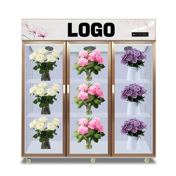 Rebirth Flower Shop Refrigeration Commercial Refrigerated showcase for Flowers