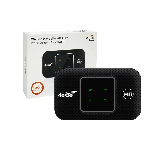 Jue Hong E5573 4G LTE Pocket WiFi Router with 3000mAh Type-C Sim Card Slot Mobile WiFi 4G Modem Mifi Pocket Wifi 4g