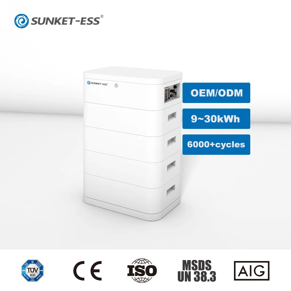 Sunket Lifepo4 50Ah CANbus Standard Connection Lfp  9kwh 12kwh 21kwh 50Ah Lithium Ion Battery for Solar Energy System