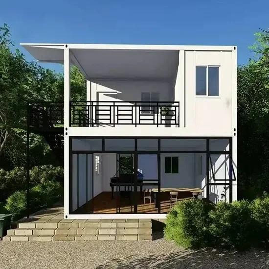 Პროფესიონალურად დამთავრებული მსუბუქი ლუქსის შეკრებული Casas Prefabricadas-ის გამოყოფილი გარე შენობის კონტეინერული სახლი ოფისისა და ვილისთვის