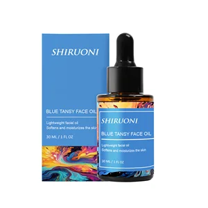 Private Label Blue Tansy Face Oil Tea Tree Oil Facial Care Softens Moisturizes Soothing Balancing Blue Tansy Facial Oil