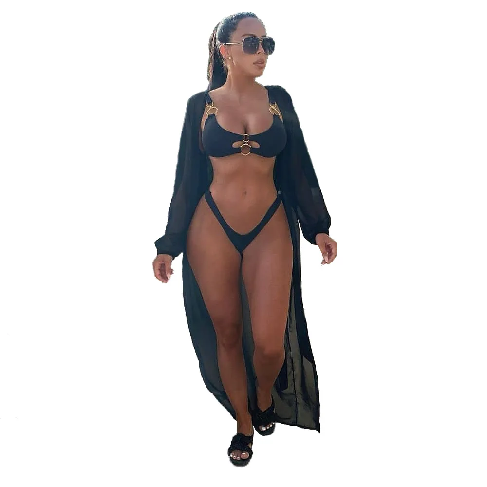 Foma Bn7147 Sexy Swimwear Cover Up Pull 