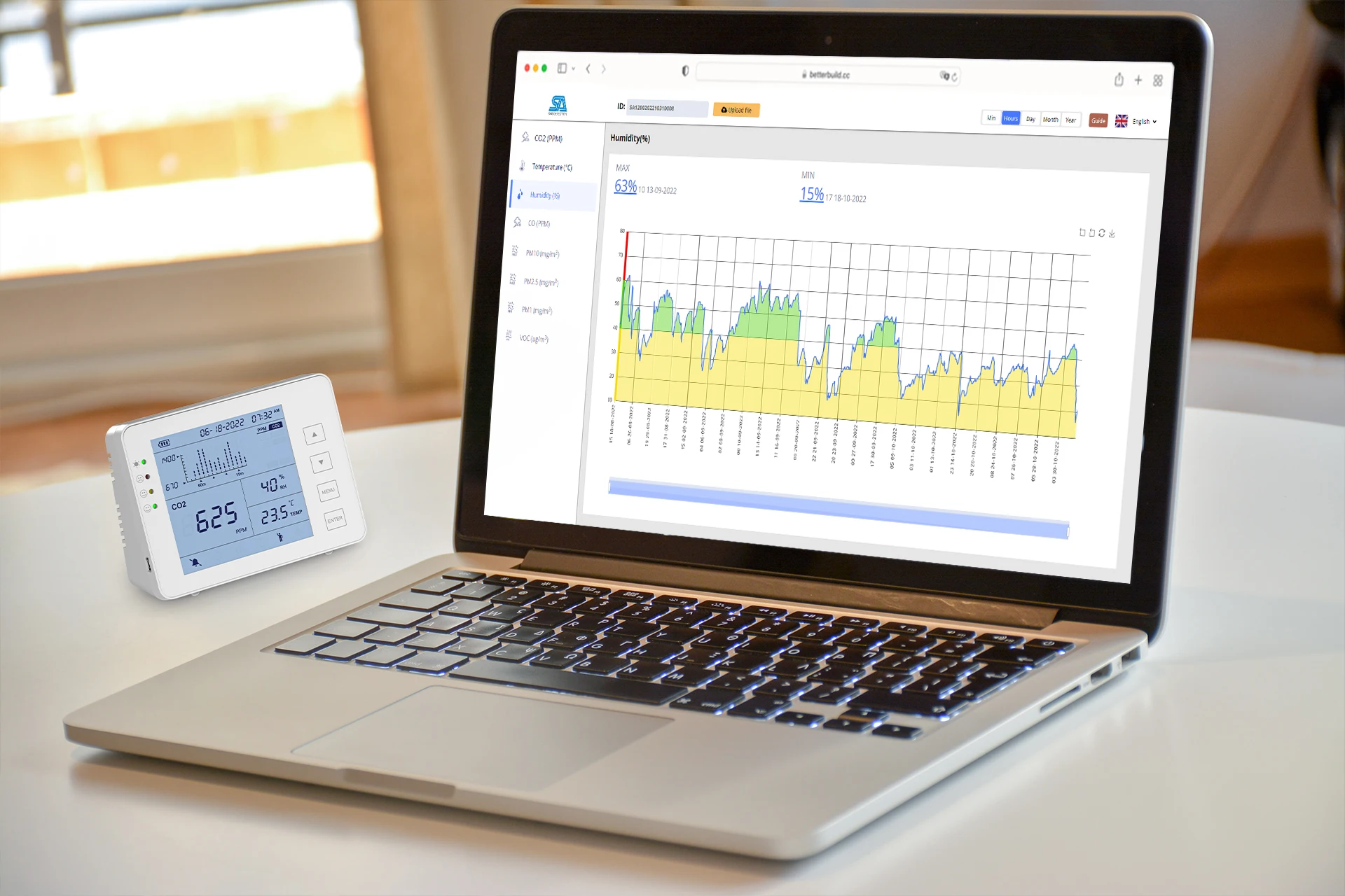 Data Logger Indoor Air Quality Co2 Meter For School,Indoor Carbon