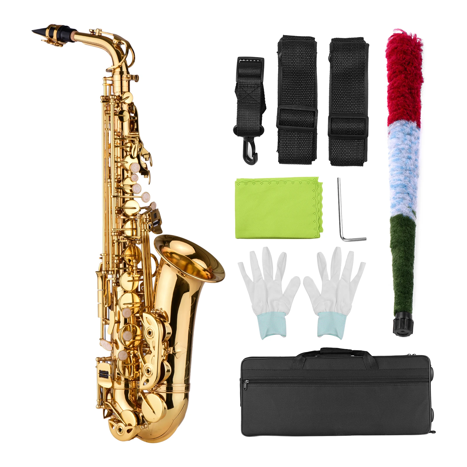 Sax Contralto Sassofono Contralto Mib AS200 In Ottone Laccato Oro - Per Sax Contralto Sassofono Contralto Mib AS200 In Ottone Laccato Oro - Per
