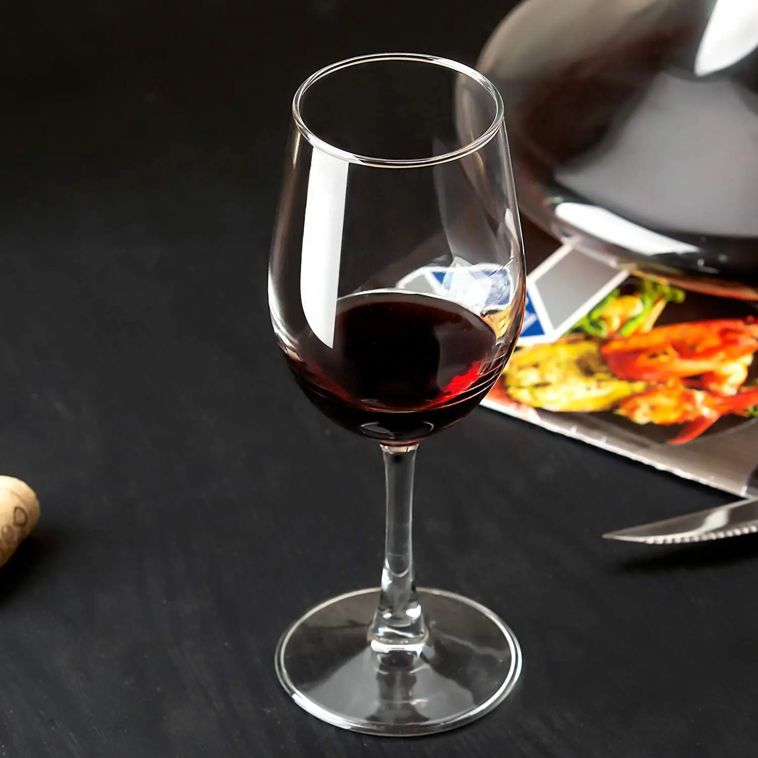 Оптовая продажа с фабрики бокалы для воды и вина высоким длинным стержнем Набор бокалов белого винного