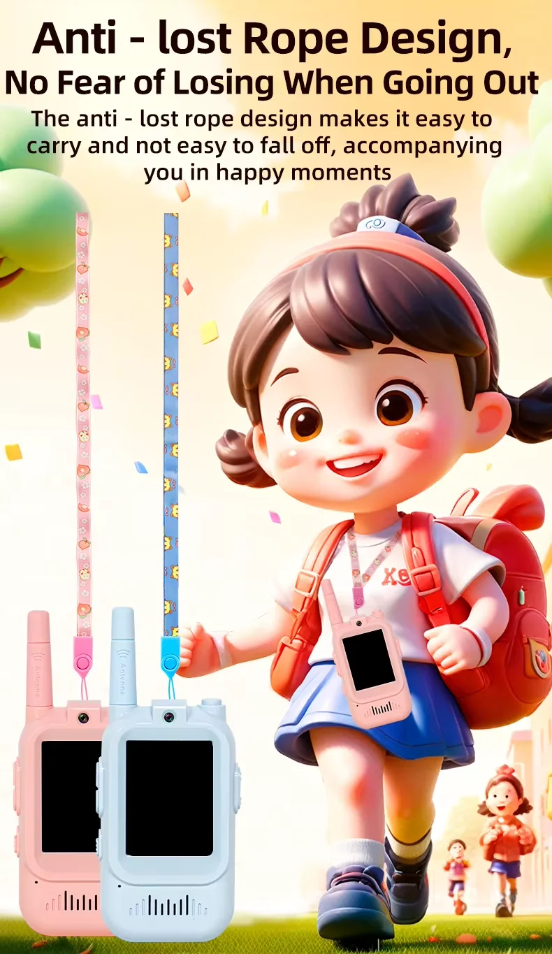 Nouveaut&eacute;&nbsp;: Talkie-walkie vid&eacute;o pour enfants, port&eacute;e de 457&nbsp;m (1&nbsp;500&nbsp;pi), id&eacute;al pour les enfants de 3 &agrave; 12&nbsp;ans. Parfait pour No&euml;l, un anniversaire ou toute autre occasion.