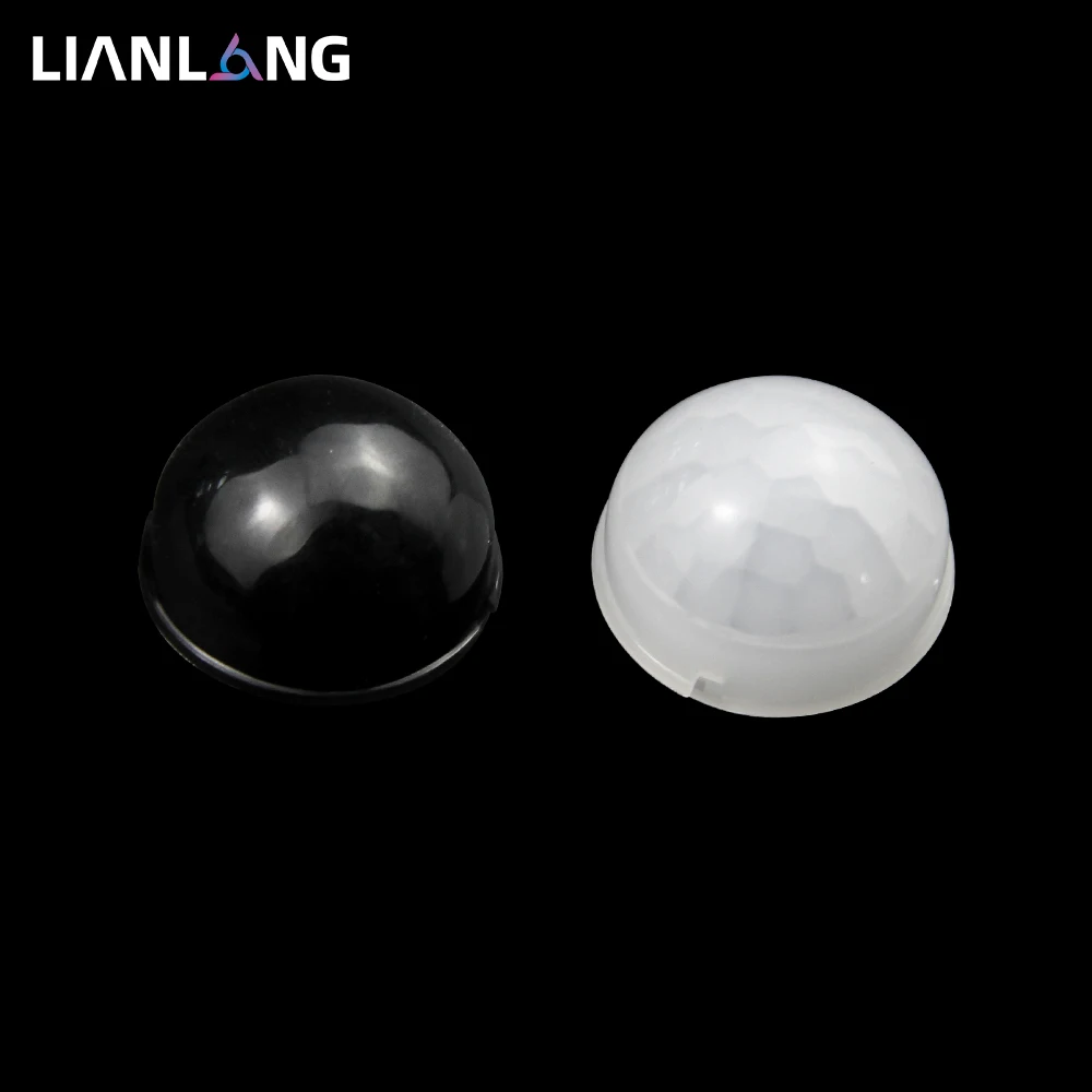 OEM Diameter Black Lens Motion Sensor Human Body Inductive Switch 18*10mm HDPE Plastics Lenses Motion Sensor Fresnel PIR Lens