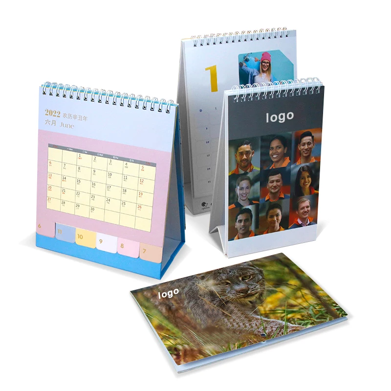 A5 Custom Desk Calendar 2023 2024 Mural Calendrier De Bureau