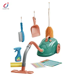 Chengji Preschool Kids Pretend Play Playhouse Cleaning Set Toy Cj Vacuum Cleaner Housekeeping Cleaning Tools Set
