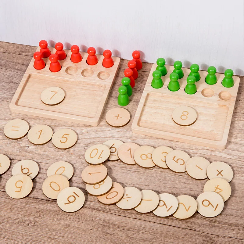 Montessori Wooden Numbering Toy 120 Number Board Montessori Math