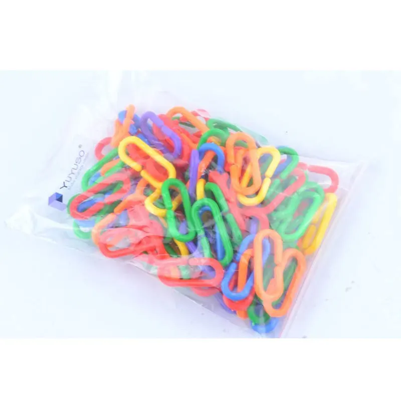 Bag Of 100 Plastic C-clips Hooks