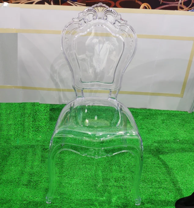 Luxury PC Acrylic clear Transparent Lucite Princess Wedding Bella Chairs
