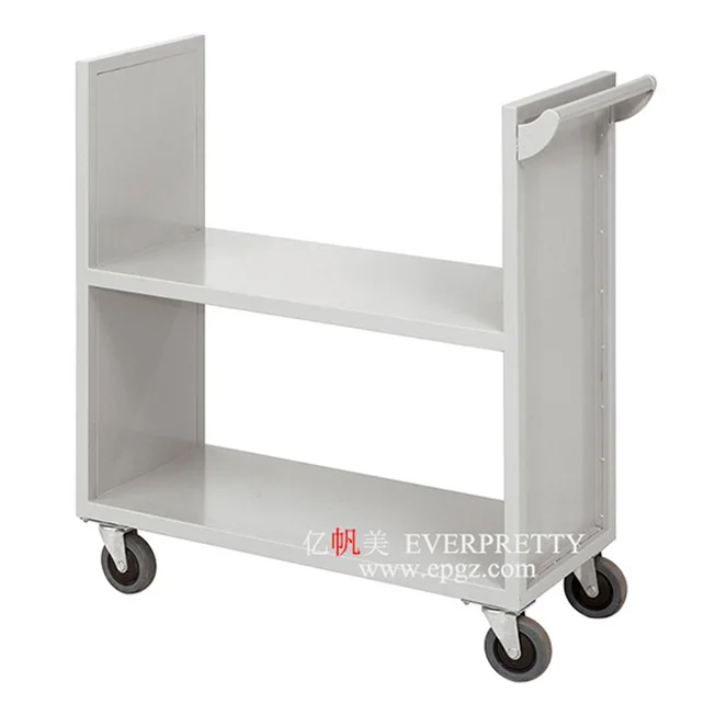 Library Furniture  Library Accessory Plastic Step Ladder Stool Book Catcher 2 Steps Metal Book Ladder
