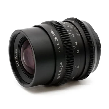 SLR Magic 25mm F1.4 Full Frame Wide Angle Cine Lens Cinema Lens Prime Lens MF / Manual Focus for Sony E-mount detail image