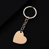 30285mm oblique heart key chain rose gold
