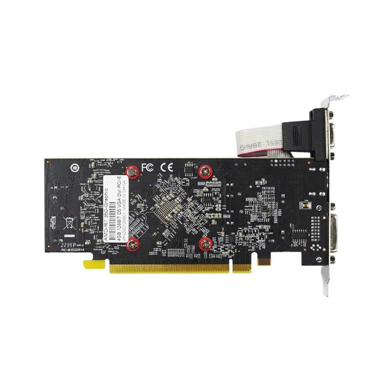  Radeon R7 350 4gb Gddr5 Vga/dvi Computer Graphics Card 128bit Video Card
