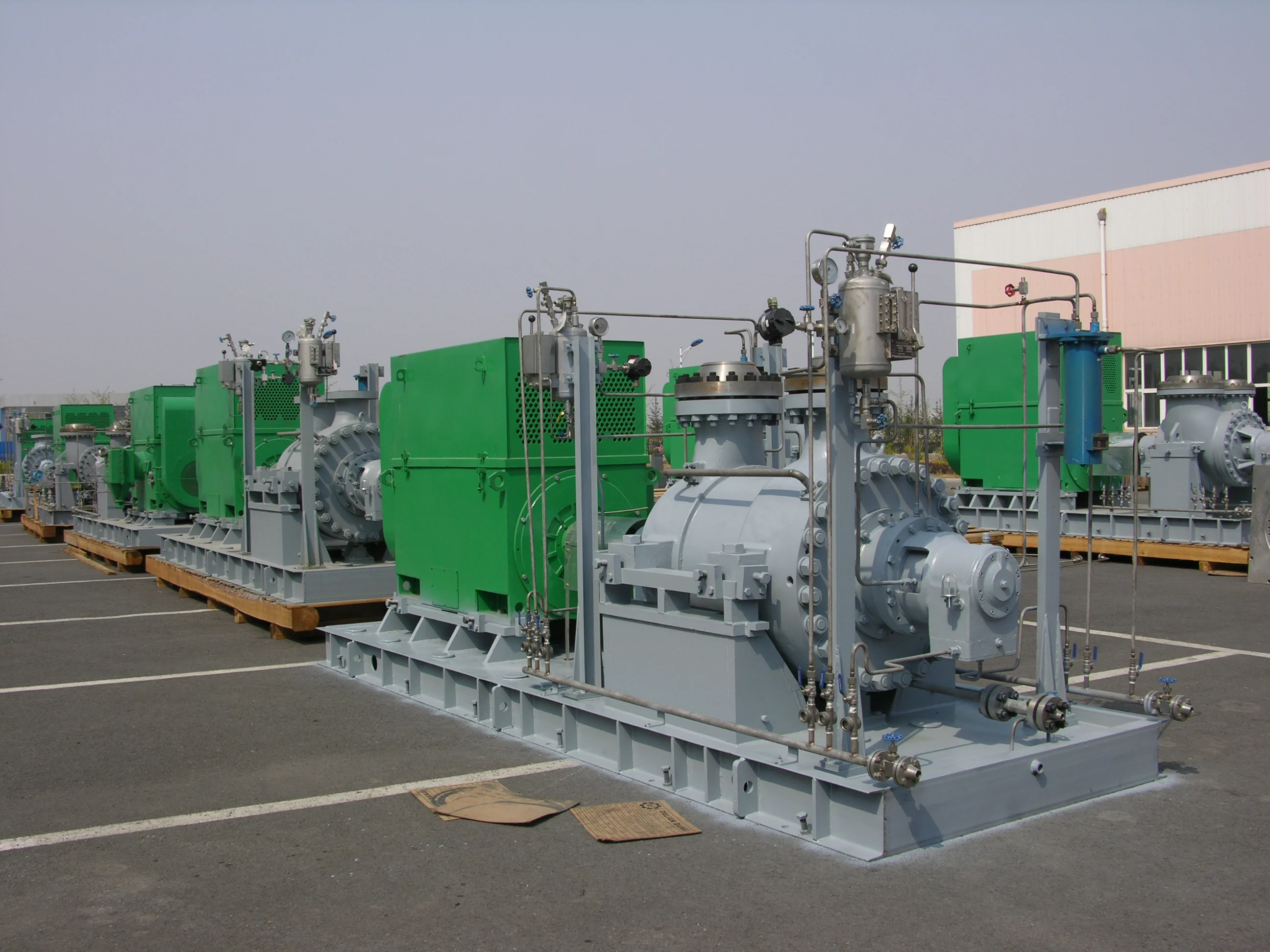 Api610 BB5 Oil Line Petroleum Pipeline Transfer and Injection Oil Petrochemical Process Refinery Multistage Centrifugal Pump