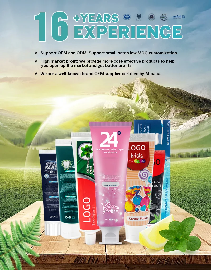 Natural And Safe Children Toothpastes Whiten Oem Dentifrice Strawberry