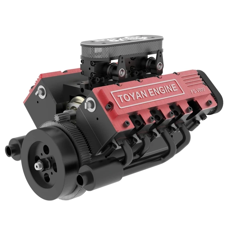 TOYAN FS-V800 V型8気筒 4ストローク 水冷エンジン 組立キット 28cc