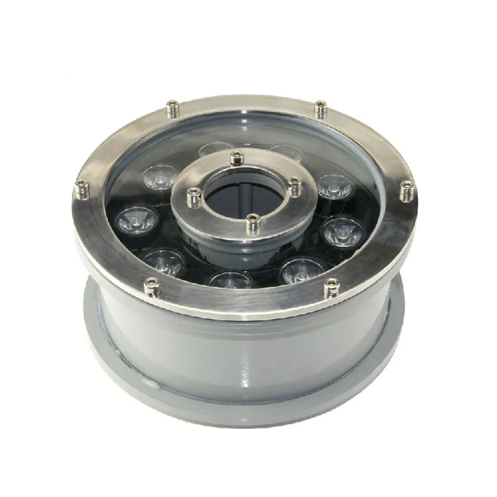 led rgb喷泉灯用于游泳池水族馆派对水下潜水器不锈钢防水遥控器