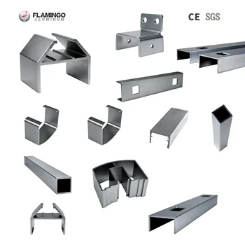 Aluminum Glass Railing Frameless Manufacturer Aluminium Aluminium Extrusion Profile Aluminium Profile for Glass Railing