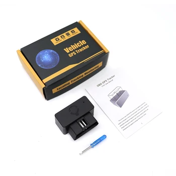 Mini OBD GPS Tracker Real time Tracking Over speed Geo fence Vibration Alarm Tracker