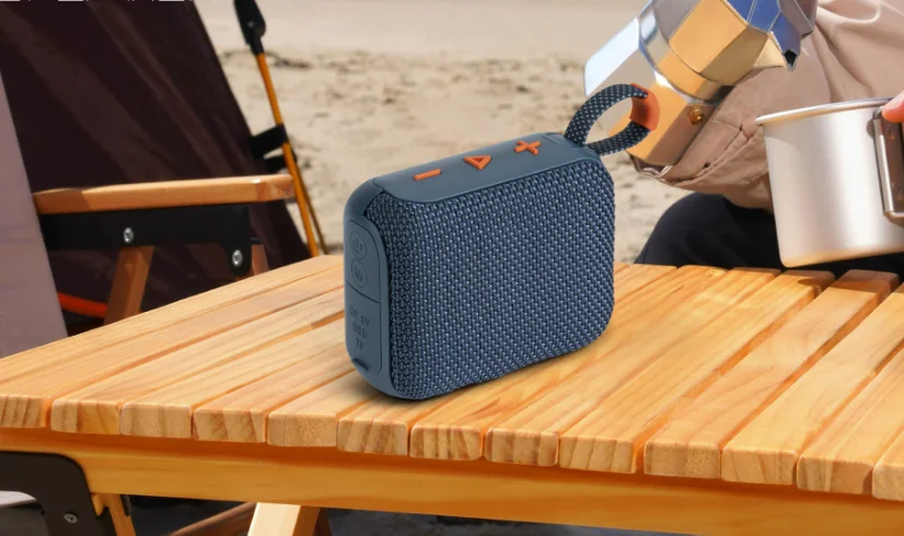 G04 Wireless Portable Waterproof Fabric Mini Bluetooth Speaker Portable with Deep Bass for Home Outdoor Travel