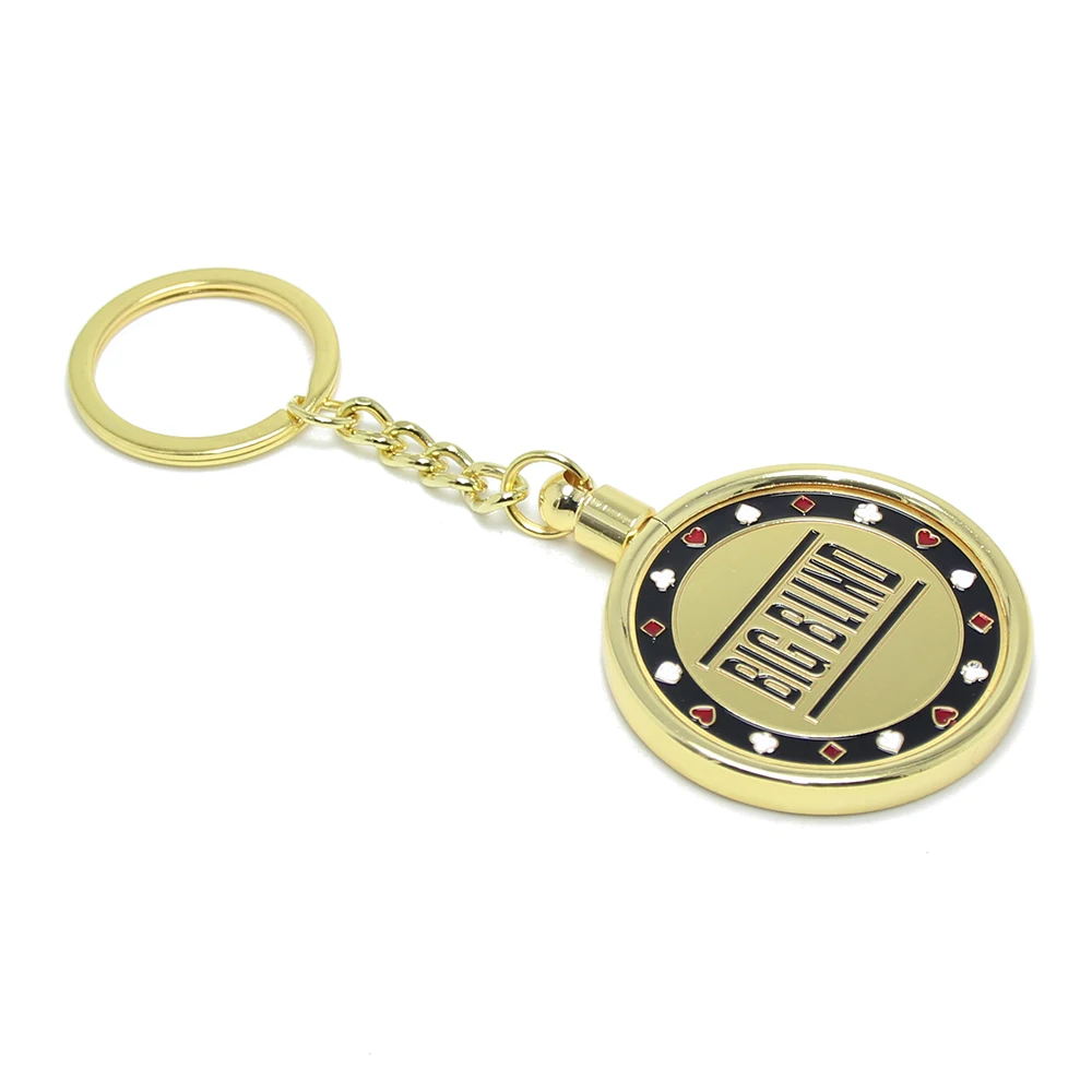 40mmゲームクレイカジノお土産ギフトポーカーチップアクセサリーメタルコインキーホルダーリングホルダーカスタムキーリングポーカーチップキーホルダー|  Alibaba.com