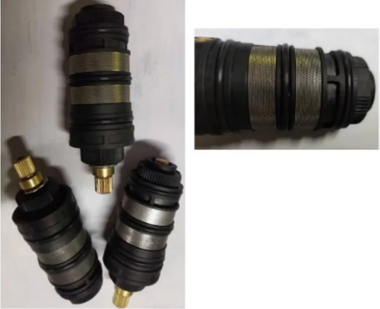 WRAS Approbata alta technicae Brass Plastic thermostatic cartridges