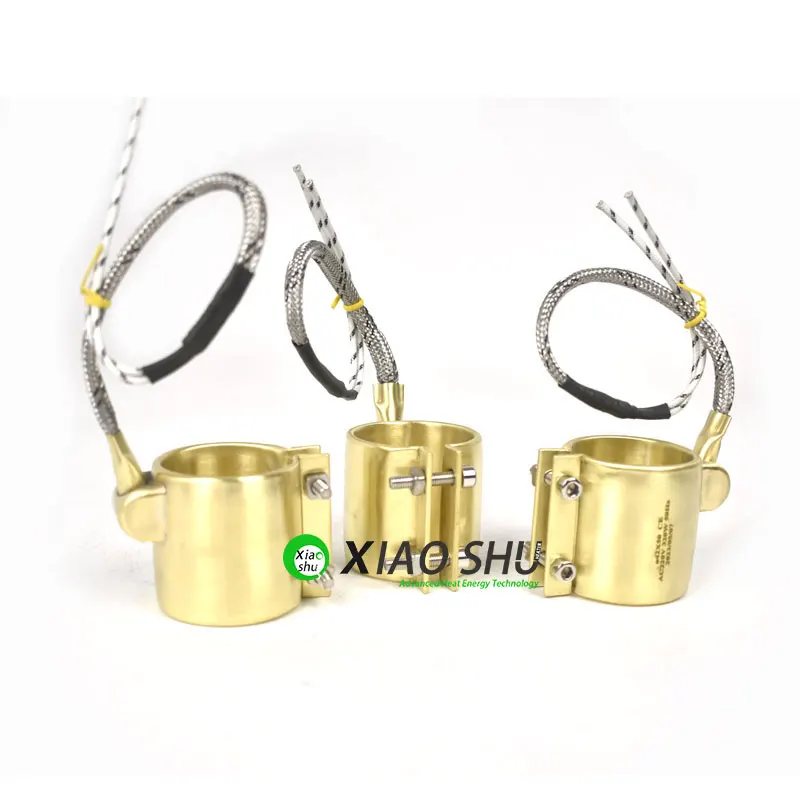 XIAOSHU 220 В 195 Вт 250 400 500 Электрический медный бочонок латунный нагревательный элемент для пластикового оборудования