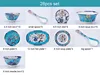 blue-28 pcs set