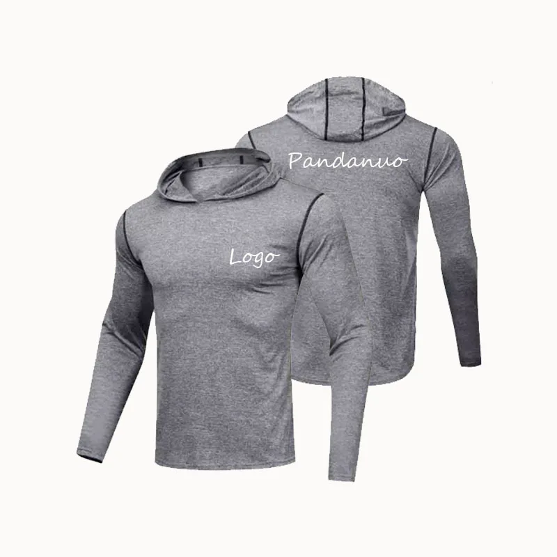 2025 Factory Direct Price OEM Custom Logo Men Slim Solid Lightweight Outdoor Fishing Wear Quick Dry Sun Protection Long Sleeve