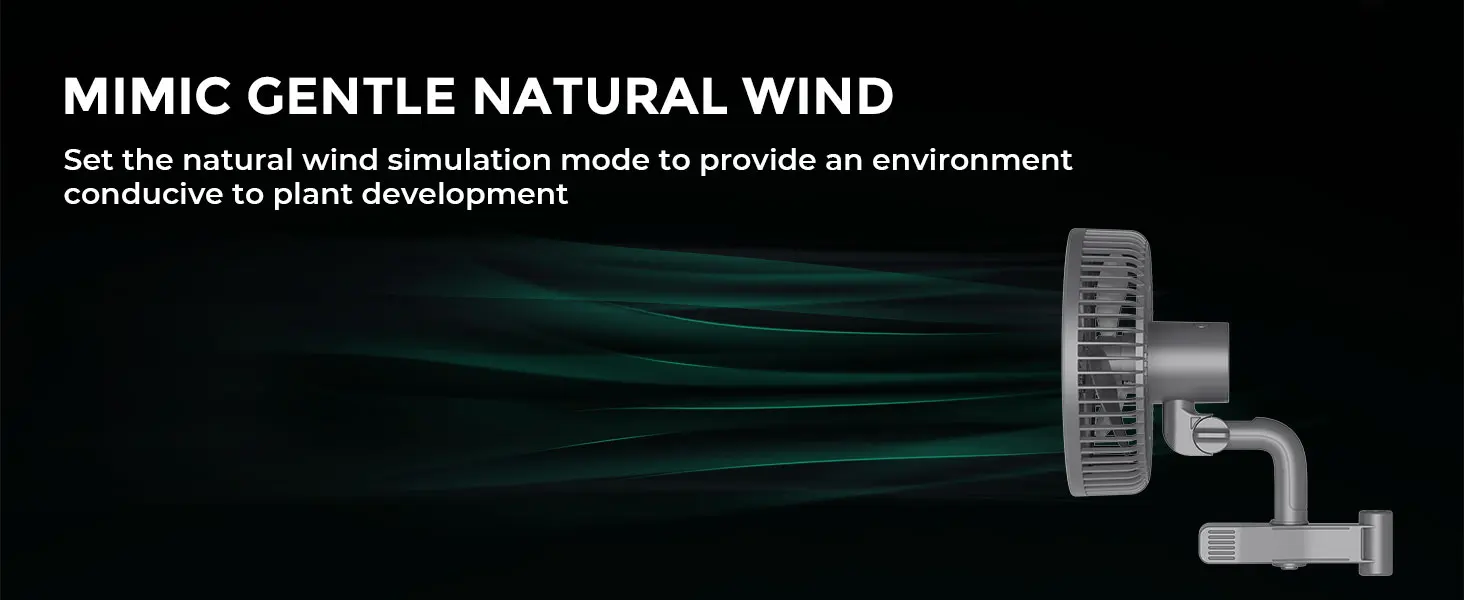 Upgraded Version Grow Tent Clip Fan Mars Hydro Auto Oscillating Fan For