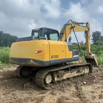 Brand New XE135D 13.5ton Crawler Excavator With Cheap Price Rubber Crawler Machine Second-hand cheap good performance