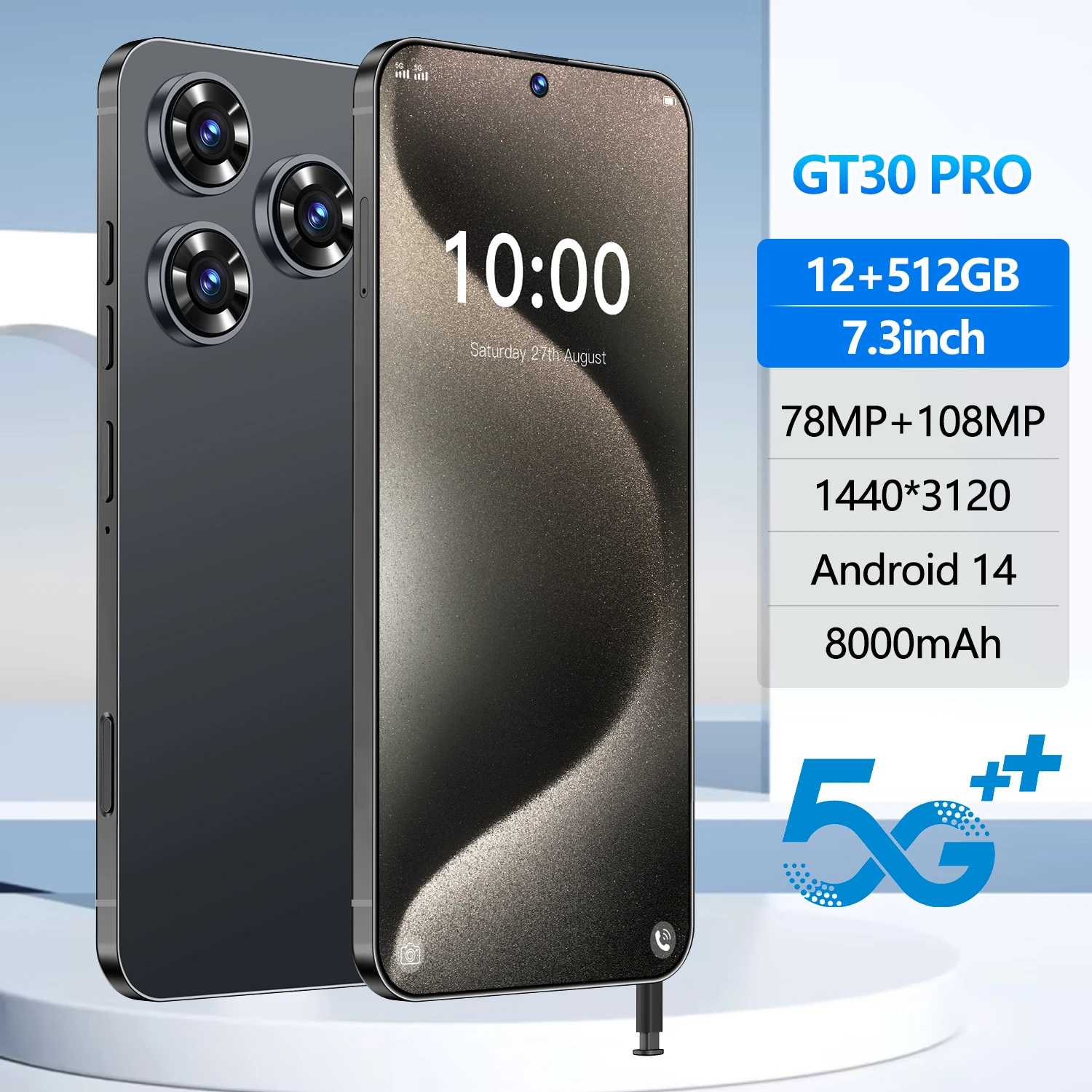 New GT30 Pro 5G Smartphone 7.3