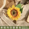 Tournesol simple avec une tige jaune